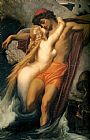 Fisherman Canvas Paintings - The Fisherman and the Syren